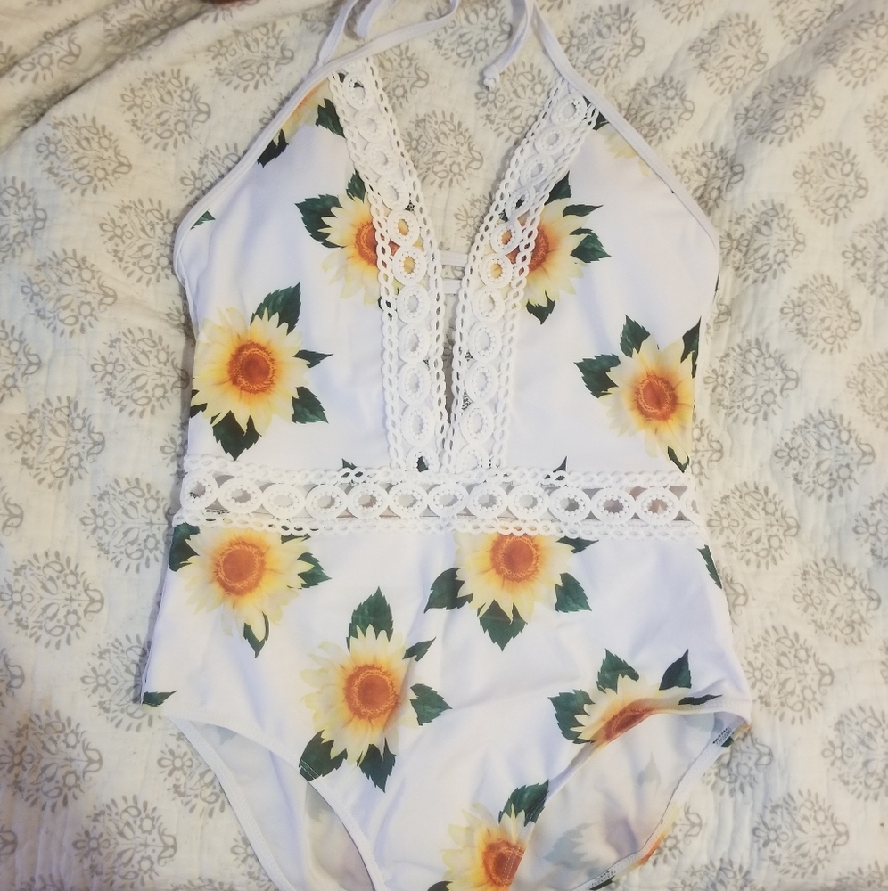 Sunflower bathing suit